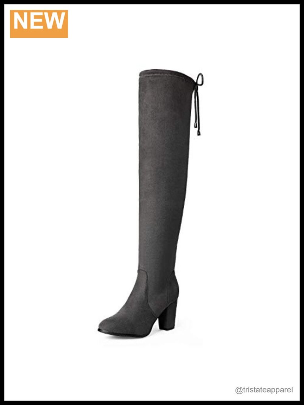 Women's Thigh High Over The Knee Faux Fur Block Heel Boots